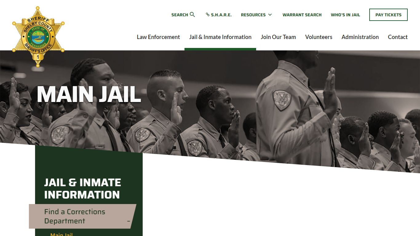 Main Jail - shelby-sheriff.org